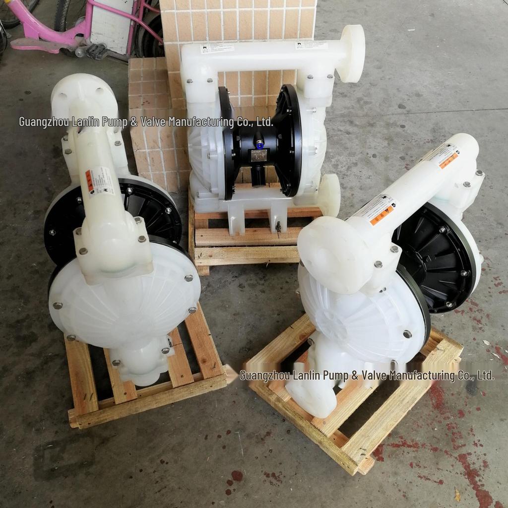 Plastic Pneumatic Diaphragm Pump QBY-80/QBK-80: Corrosion and Acid-Base Resistant