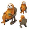 Rocking Chair Sloth Figurines, Creative Resin Garden Outdoor Decoration, Garden Craft Landscape Animal Statues