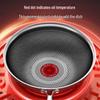 Supor 30cm Fire Red Dot Non-stick Stainless Steel Wok
