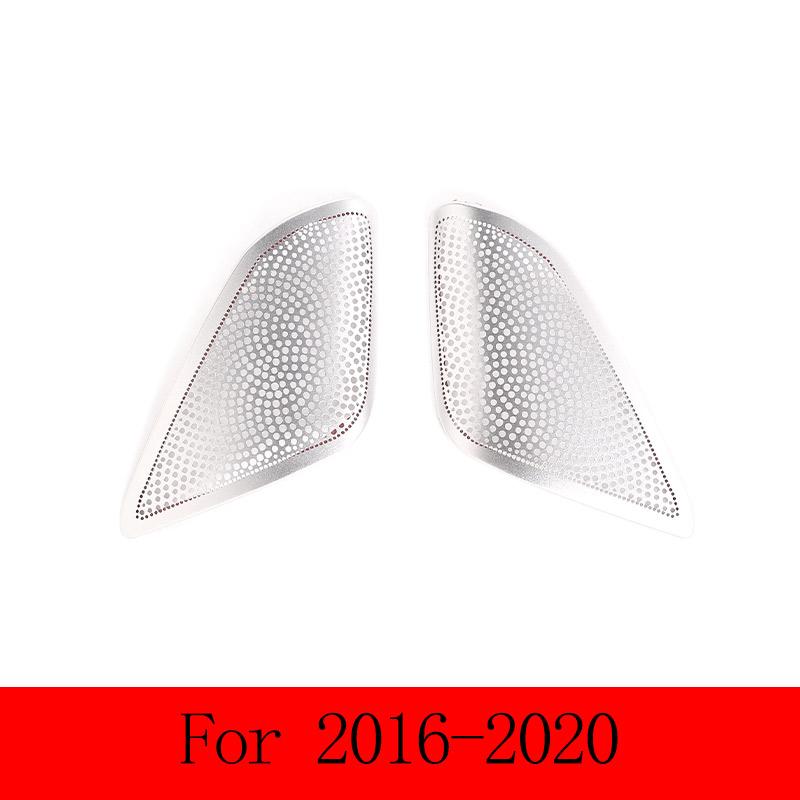 

For BMW 7 Series F01 F02 F03 F04 G11 G12 2009-2020 Aluminum alloy Car Car Door Treble Speaker Net Cover Sticker Car Accessories