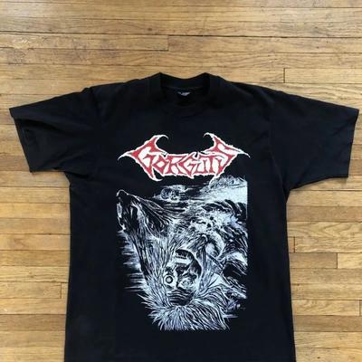 Gorguts Band American Tour Black T Shirt S XL Q Vintage Washed Designer Clothes Comfortable Top For Everyday Wear Graphic