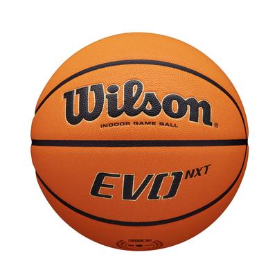 Wilson NCAA EVO NXT Piłka do koszykówki, do użytku w hali, Rozmiar 7, Tylko piłka, (WZ1003301XB7)