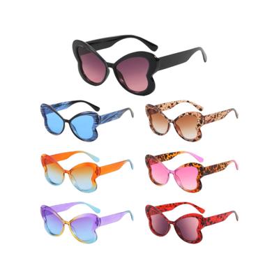 Candy Color Butterfly Sunglasses Gradient Colorful Shades UV400 Ladies Party Eyewear