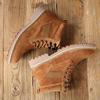 Mens Boots Fashion Motorcycle Boots Handsome Casual Sheos Men Suede Leather Platform Shoes Spring Autumn Ankle Boot Short Botas