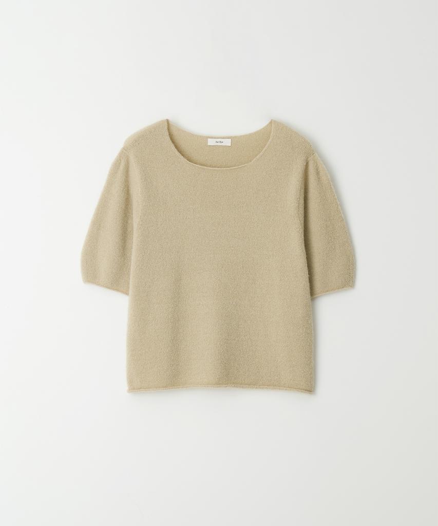 THERYE Puff Half Sleeve Knit(Yellow)