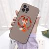 Cute Cartoon Animal Fox Phone Case Silicone Soft For Iphone 14 13 12 11 Pro Mini XS MAX 8 7 6 Plus X 2020 XR Shell