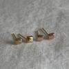 Faye 14k Cube Earrings