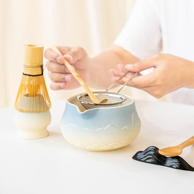 4/8 Stück Buntes Matcha-Set Matcha-Schneebesen-Set Zeremonielles Chawan Bambus-Schneebesen Glasierte Teegeschirre Japanischer Stil Teezeremonie Geschenk
