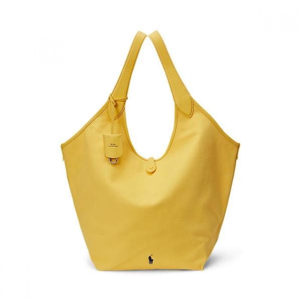 

Polo Ralph Lauren Women S Large Tote canvaS Leather Wapobag0g620498700 ONE