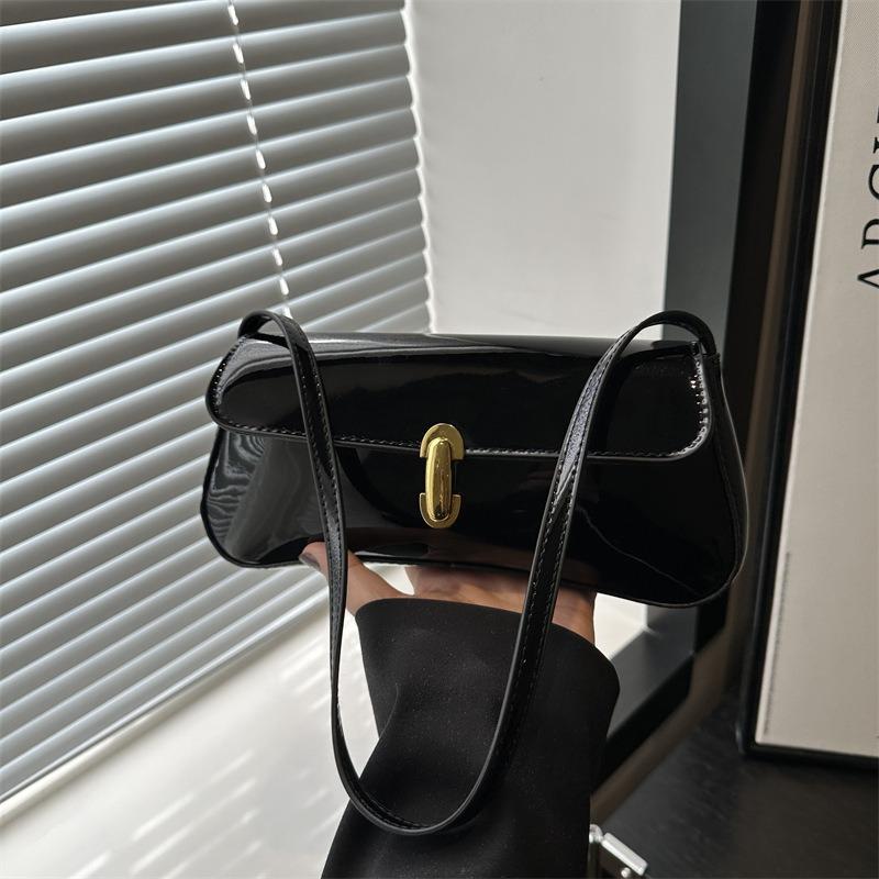 Personalized trend baguette bag 2 new lock fashionable retro armpit bag shoulder portable square bag