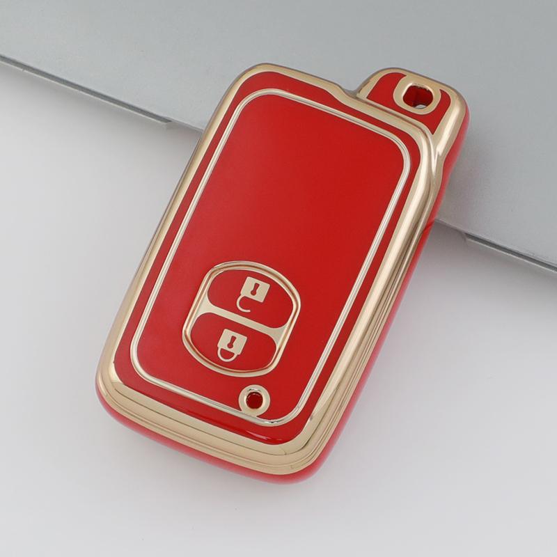 TPU Shell Fob Car Remote Key Case Cover Accessories For Toyota Camry Prius Land Cruiser Prado 150 Crown For Subaru Foreste XV