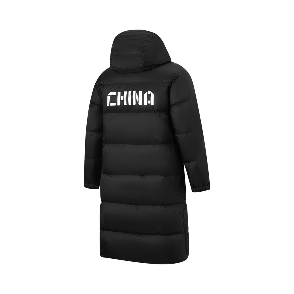 Li Ning Lang Varm Dunjakke Nasjonalflaggmerke Herre Overbekledning Svart AYMU285