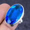 Swiss Blue Topaz Gemstone Handmade 925 Sterling Silver Jewelry Ring Size 6 V2z63
