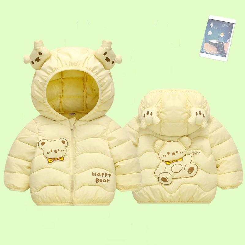 

Зимняя Новинка для Девочек Детская Хлопковая Одежда Теплые Пальто 90