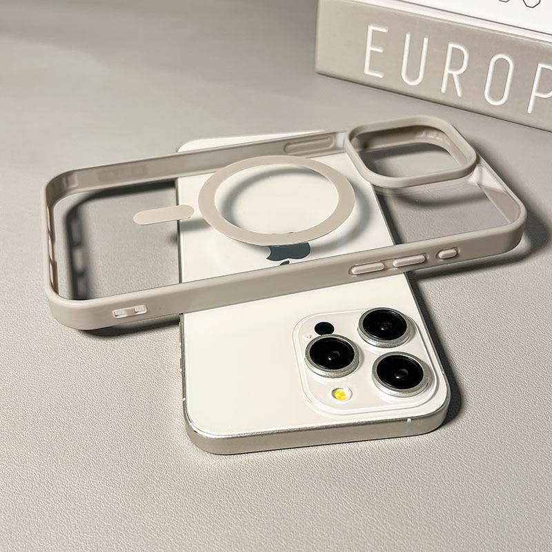 

Роскошный Конфетный Чехол Для Телефона С Беспроводной Зарядкой MagSafe Для iPhone 17 16 15 14 13 12 11 Pro Max 16 Plus 16e 17 Air Магнитная Крышка iPhone 15