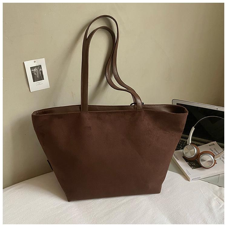 Vintage Shoulder Bag Women's Large Capacity Commuter Tote Bag