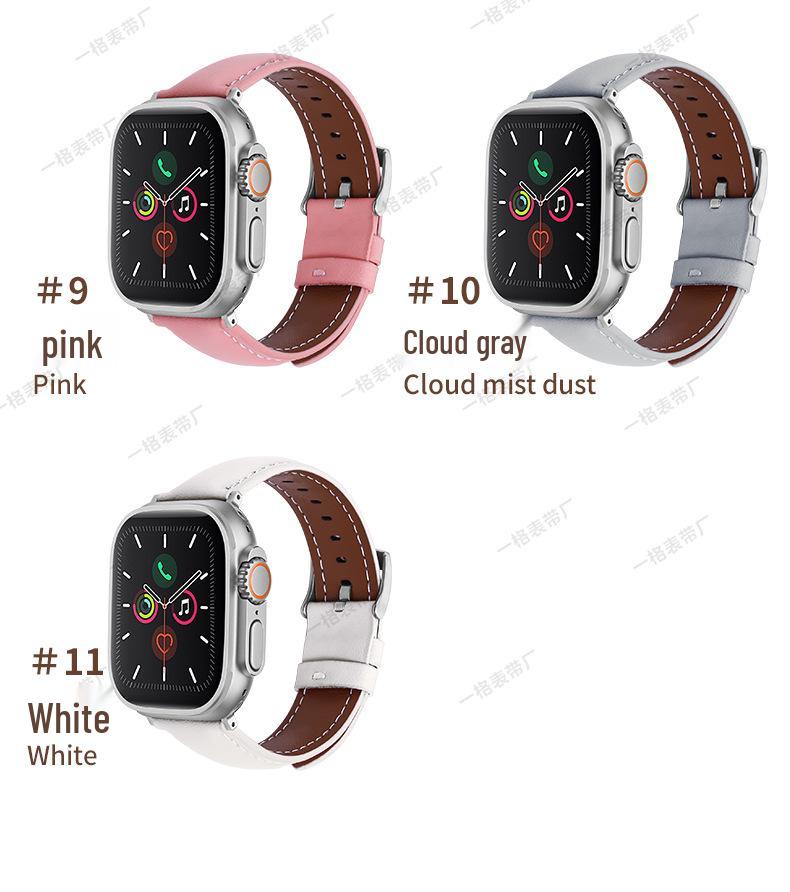 Echt Leder Microvezel Apple Watch Band voor iWatch