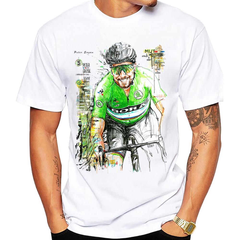 Cotton Tees New Summer Men Short Sleeve Anatomy Bike Gear Deconstructed Design T-Shirt Funny Bicycle Print Boy Casual Tops Cool Man Tees