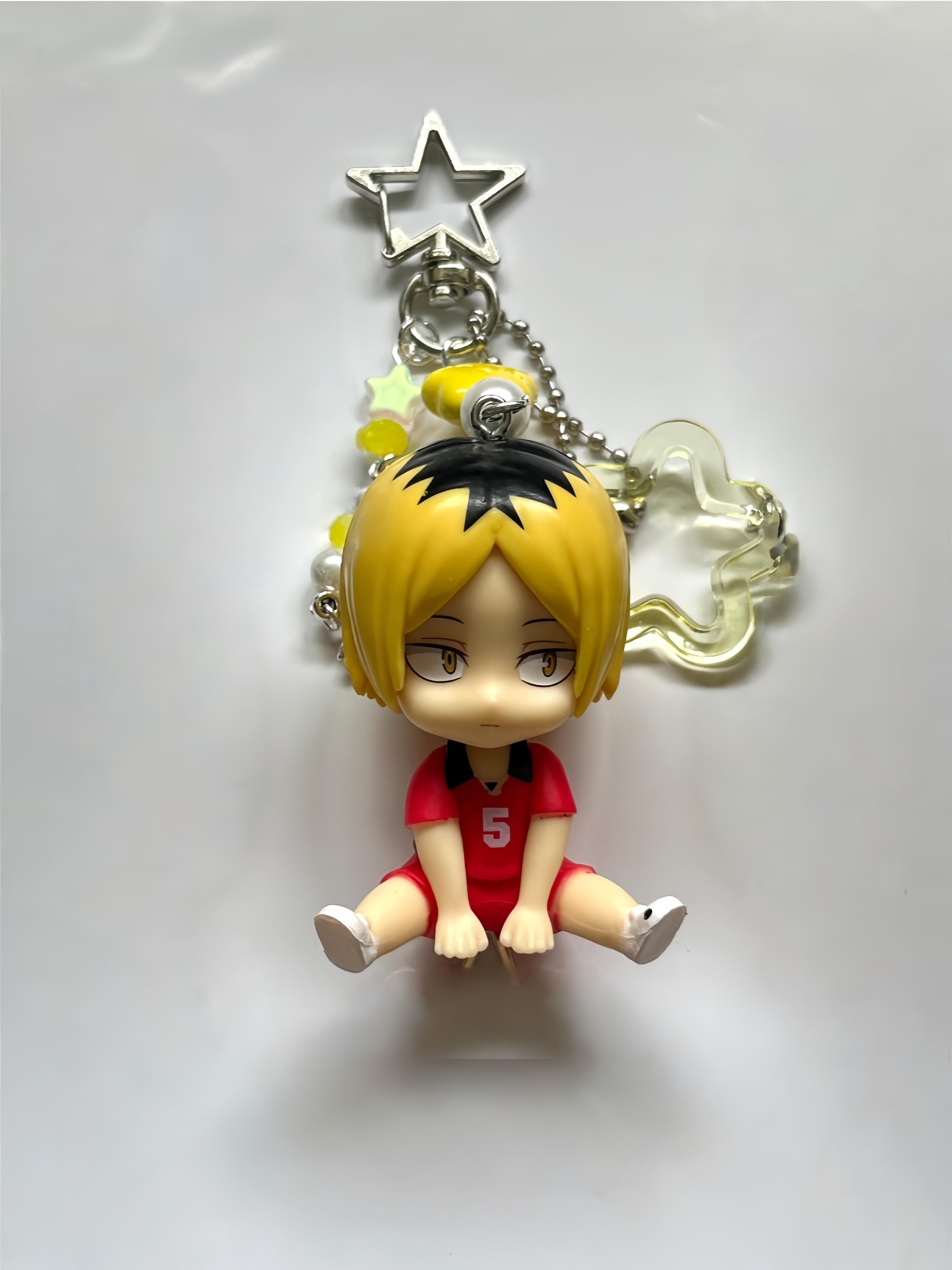 Charms Assis du Club de Volley-ball du Lycée Karasuno, Accessoires Faits Main, Objets de Collection Anime Uniques, Cadeau Parfait pour les Fans