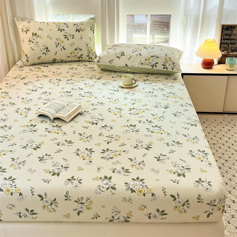 02025 New Cotton Mattress Thickened Ecological Abraded Bedspread, Pure Cotton Bed Cover Simmons Mattress Protective Cover