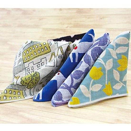 Pocchi Imabari Towel Handkerchief Compact Thin 3-Layer Gauze Petit Gift 2525cm (Cat)