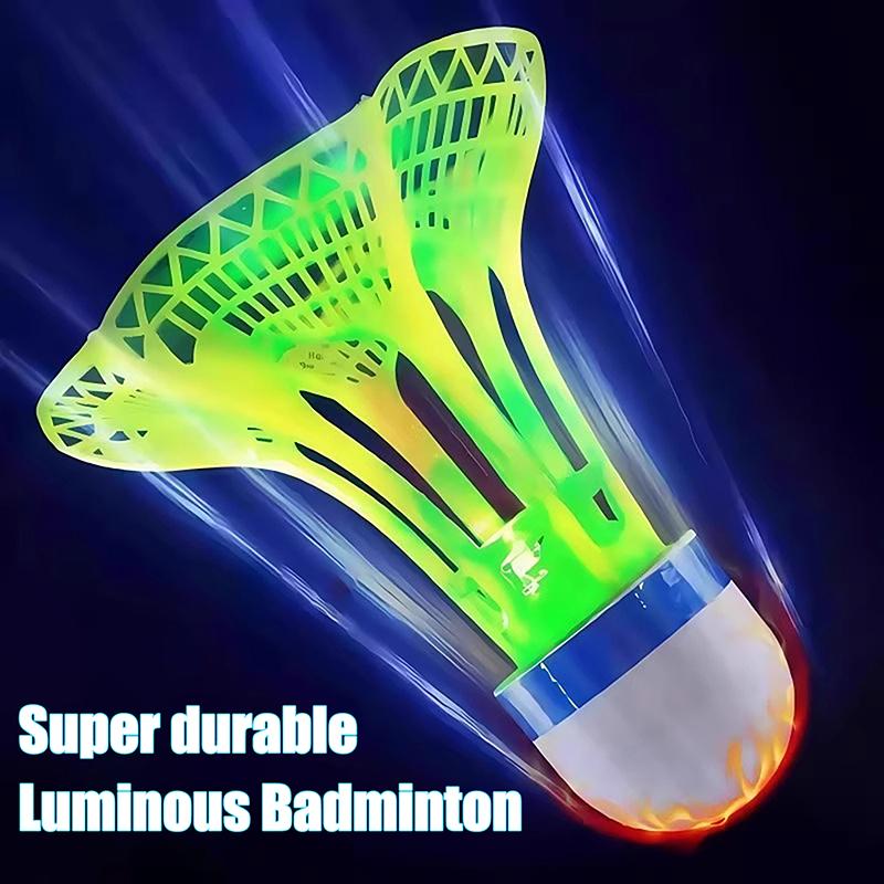 6/12Pcs Led Light-Up Badminton Balls Colorful Led Foamed Sport Badminton Shuttlecocks Children Luminous Badmintons Supplies