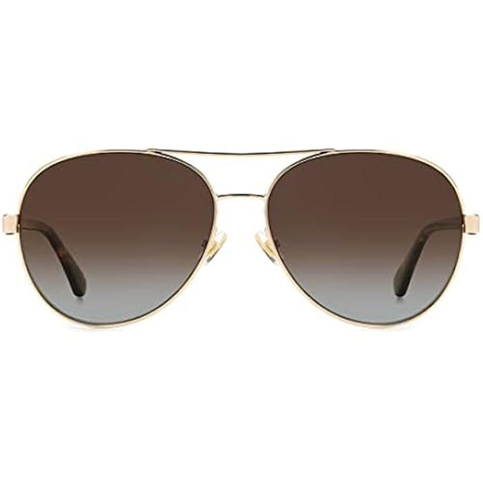 Lunettes de soleil - KATE SPADE NEW YORK - Averie/S - Gold Havana - Verres bruns - Protection catégorie 3