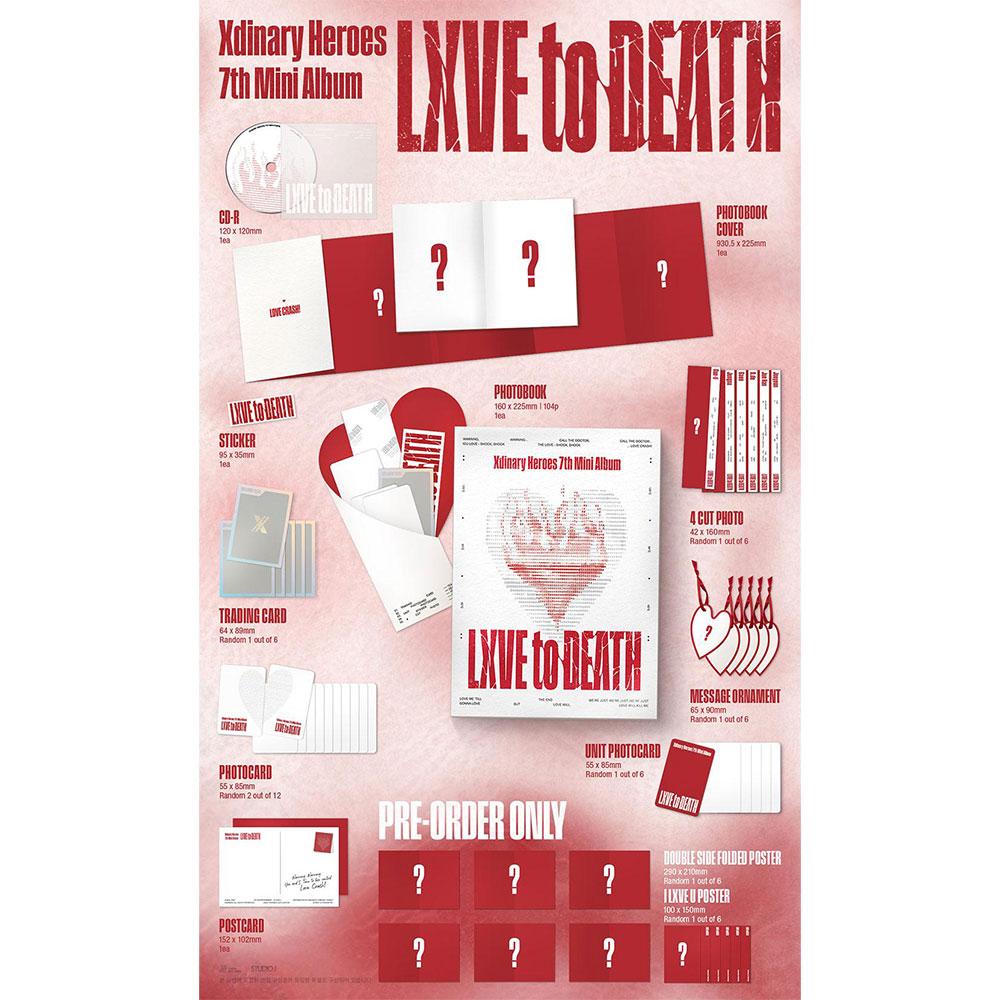 (Fotolibro ver.) Xdinary-Heroes 7° Mini Album - LXVE to DEATH