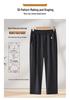 Summer Loose Elastic Waist Straight-Leg Pants for Middle-Aged & Elderly Women - Breathable, Comfortable Casual Wear