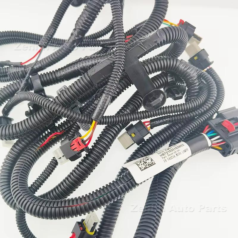 2067958-00-B Car Front Bumper Reversing Radar Wiring Harness Belt Fog Lamp Interface Sensor Harness For Tesla Model 3 2017-