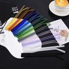 11-piece Reusable Glass Straws Clear Smoothie Drinking Straws with Clean Brush for Beverages Milk Tea Juices Cocktail
