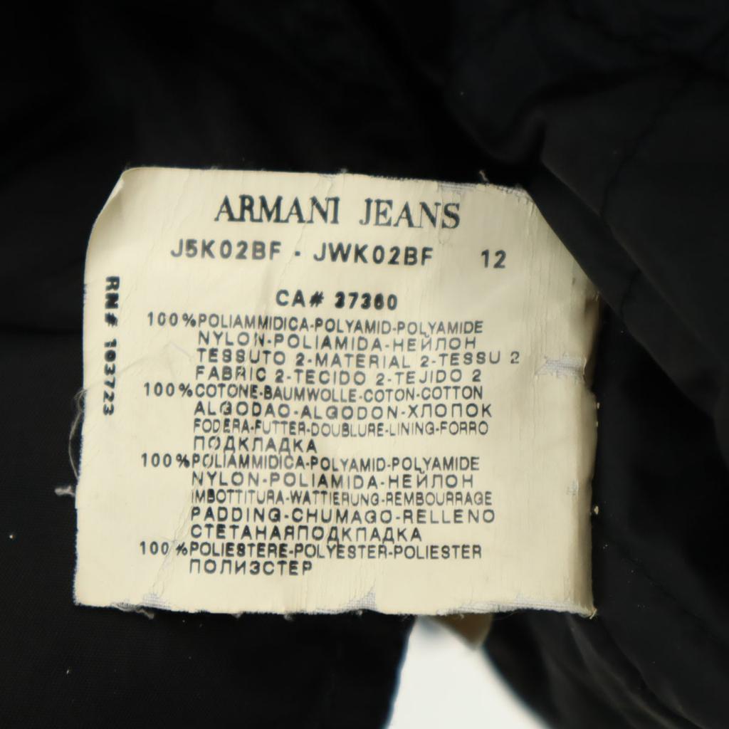 Armani Jeans Jacket USA4 Black Women Used