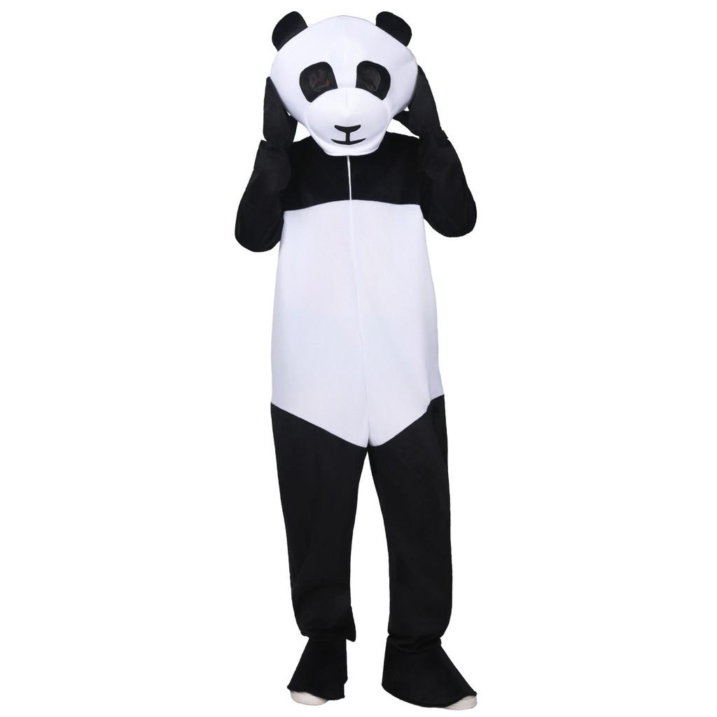 Panda Kostým Pro Dospělé Na Halloween Z Polyesterového Materiálu Perfektní Pro Cosplay A Večírky