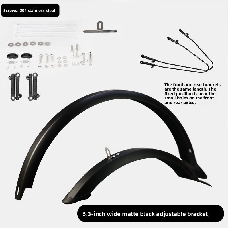 Ultra-Light 20 Inch Mountain Bike Mudguard Full Coverage Mud Tile Wide Water Board Bicycle Riding Equipment Accessories