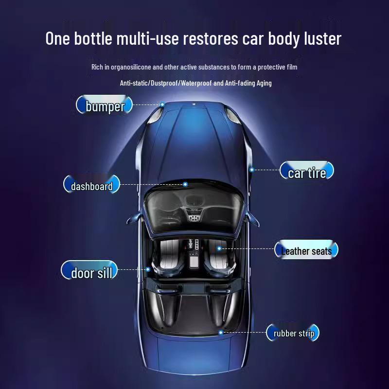 Car Plastic Parts Restorer: Black Bumper & Interior Repair Coating Agent