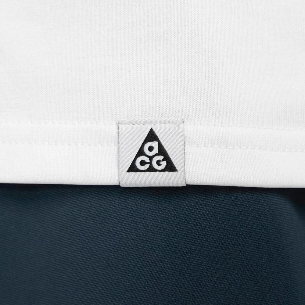 Nike Brand Logo ACG Men's Short Sleeve T-Shirt White