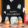 500pcs/1roll Halloween Boo Ghost Stickers Laser Holographic Waterproof Envelopes Journals Party Supplies Halloween Decorations