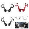 Car Steering Wheel Panel Cover Sequins Sticker for Ford Ranger Everest Endeavour 2015 2016 2017 2018 2019 2020 2026 ABS Styling
