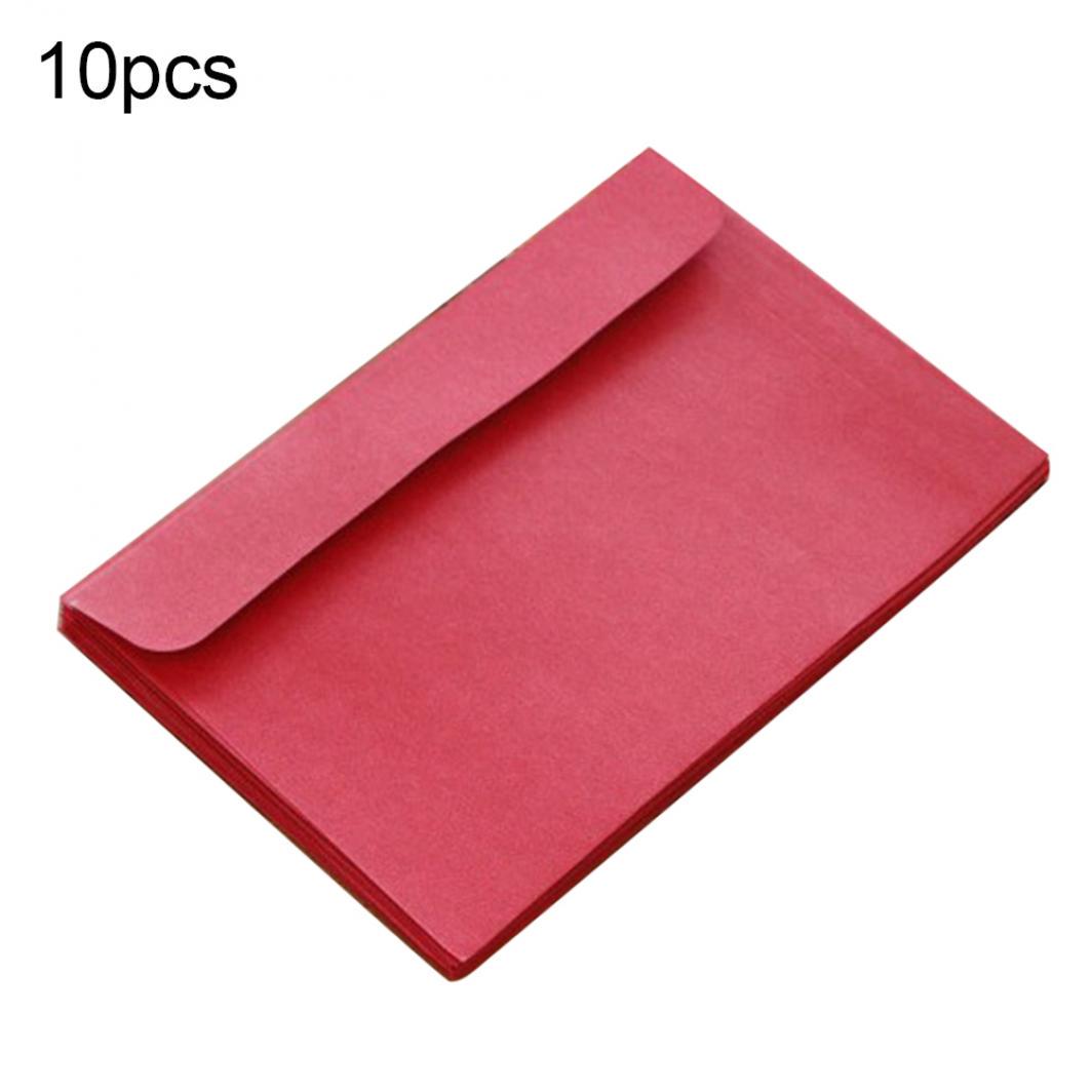 

Вінтажний крафт-папір, 10 шт. Листи, конверти, листівки, подарунок для скрапбукінгу своїми руками червоний