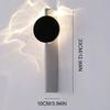 Rotatable Wall Light Modern Porch Wall Lamp Water Ripple Wall Lamp Atmosphere Wall Sconces for TV/Mirror Bedroom Living Room