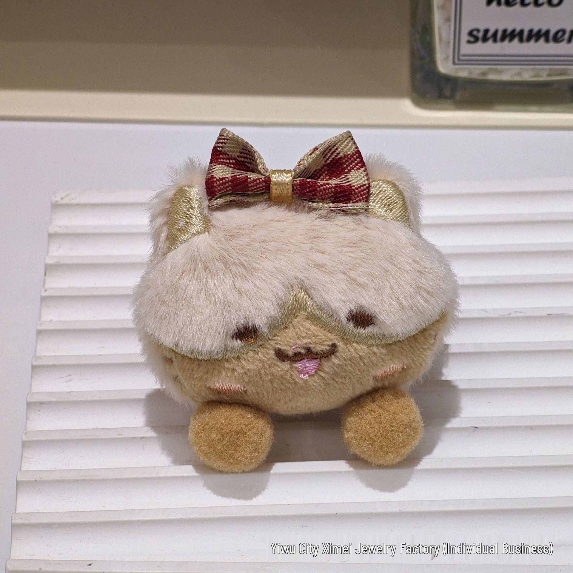 

Cute Animal Style Shiba Inu & Otter Plush Hair Tie Pendant for Kids