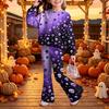 Kids Casual Long Sleeve Top and Pants Two-Piece Matching Outfit Set