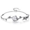 Women's Infinity Heart Clover Plum Blossom Sliding Bracelet - Fashionable Jewelry Gift for Girls Ladies