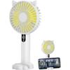 Draagbare Ventilator Mini Handheld Ventilator, 5 Snelheden Persoonlijke Bureau Tafel Ventilator met Voet 8 Uur Looptijd voor Vrouwen Meisjes Kinderen Buiten