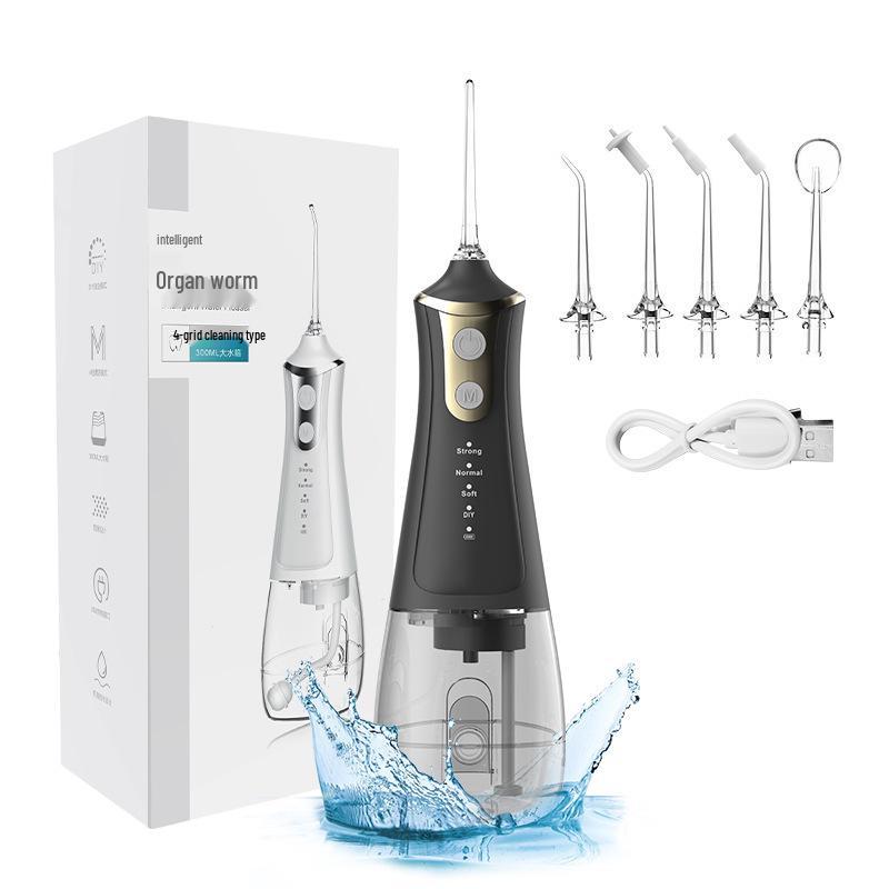 Portable Multifunctional Water Flosser with Large Screen for Teeth Whitening and DIY Oral Care