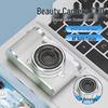 HD Dual Lens Retro Digital Camera with CCD Sensor for Travel, Campus, and Vlogging - Phone Upload Compatible