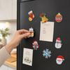 Christmas Refrigerator and Keychain Combo Set - Festive Holiday Decoration for Gift Giving