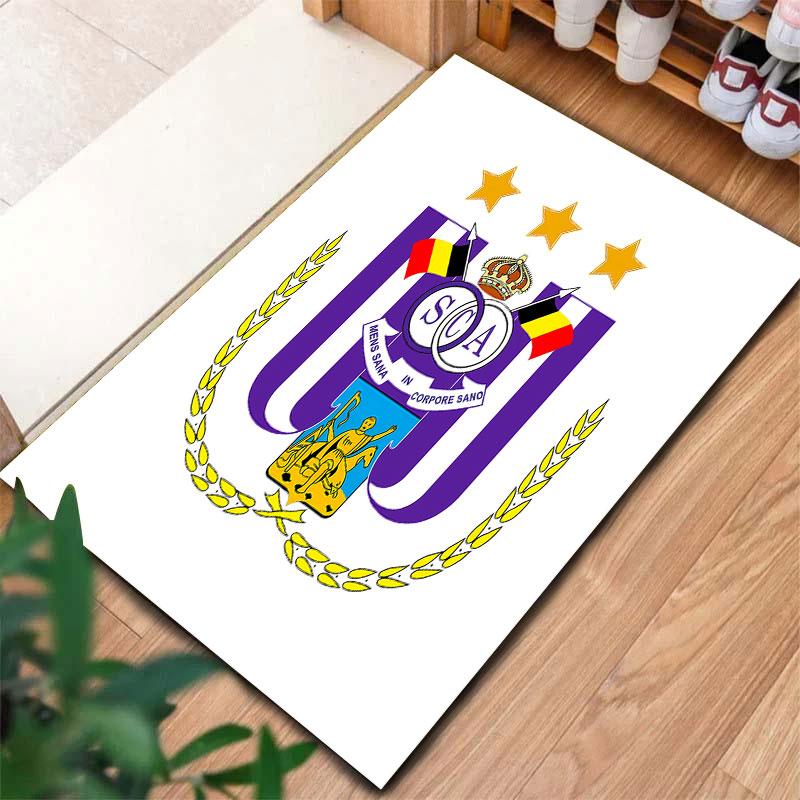 Royal Sporting Club Anderlecht Carpet Rug for Living Room Bedroom Home Sofa Decoration,Kids play Non-slip Floor Mat