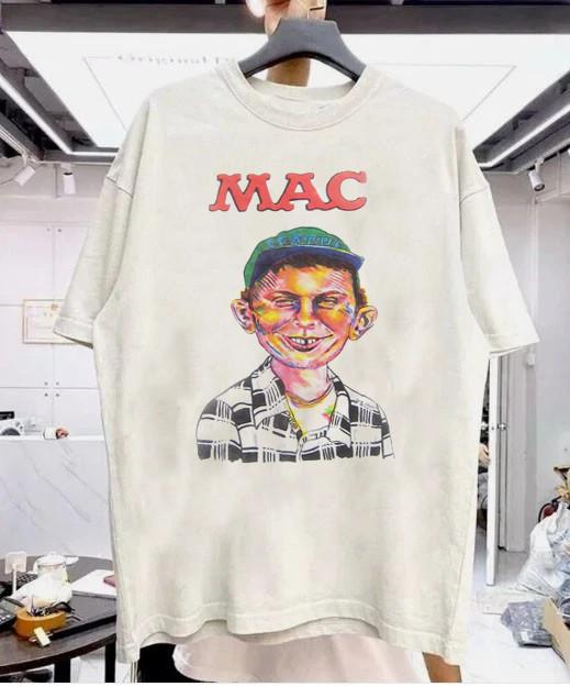 Винтажная футболка Mac DeMarco с гитарой, короткий рукав, белая, S-5XL, FF032, унисекс XXXXL