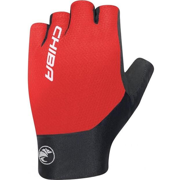 Велосипедные перчатки Chiba Team Glove Pro без пальцев (желтый/черный) S